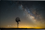 Windmill Milkyway - Wall Art