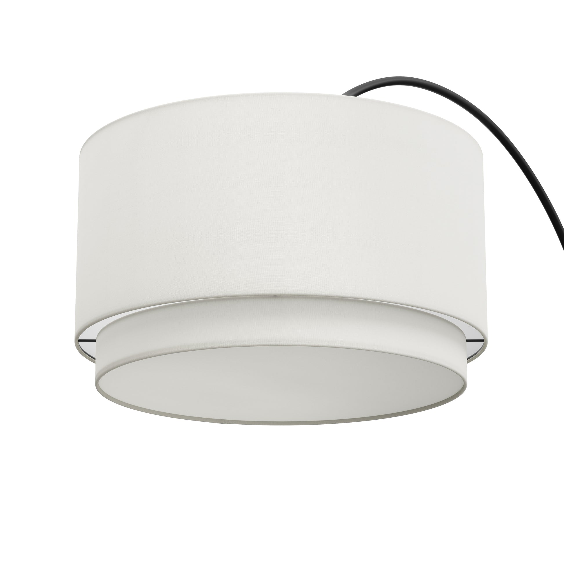 Zebu Small Linen Floor Lamp