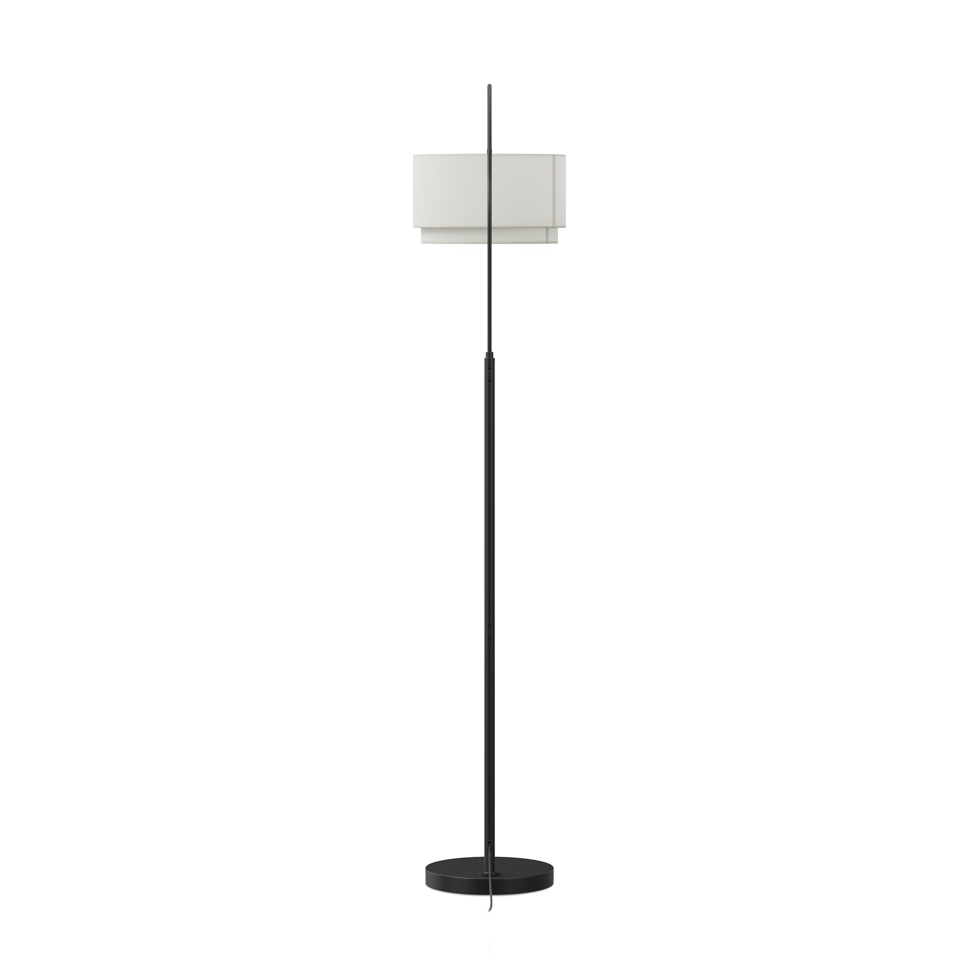 Zebu Small Linen Floor Lamp