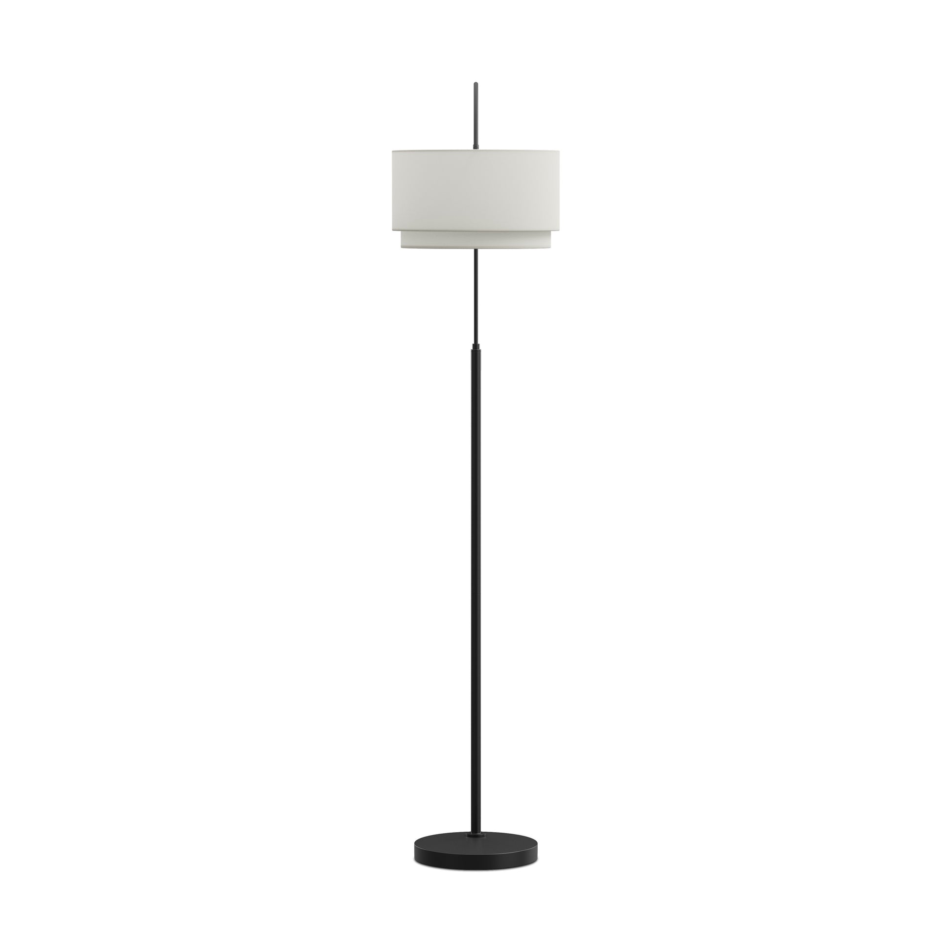 Zebu Small Linen Floor Lamp