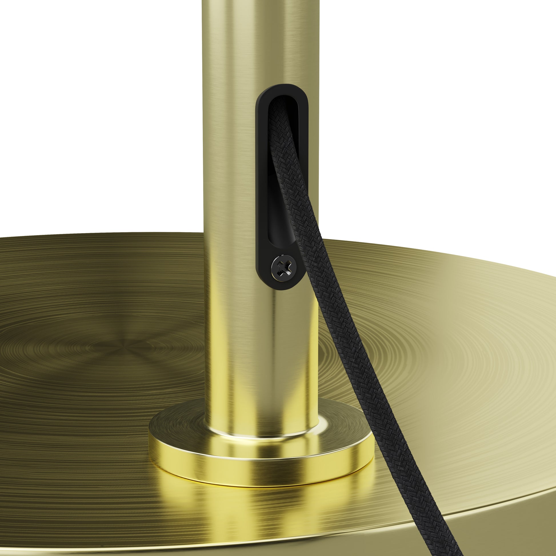 Zebu Small Linen Floor Lamp