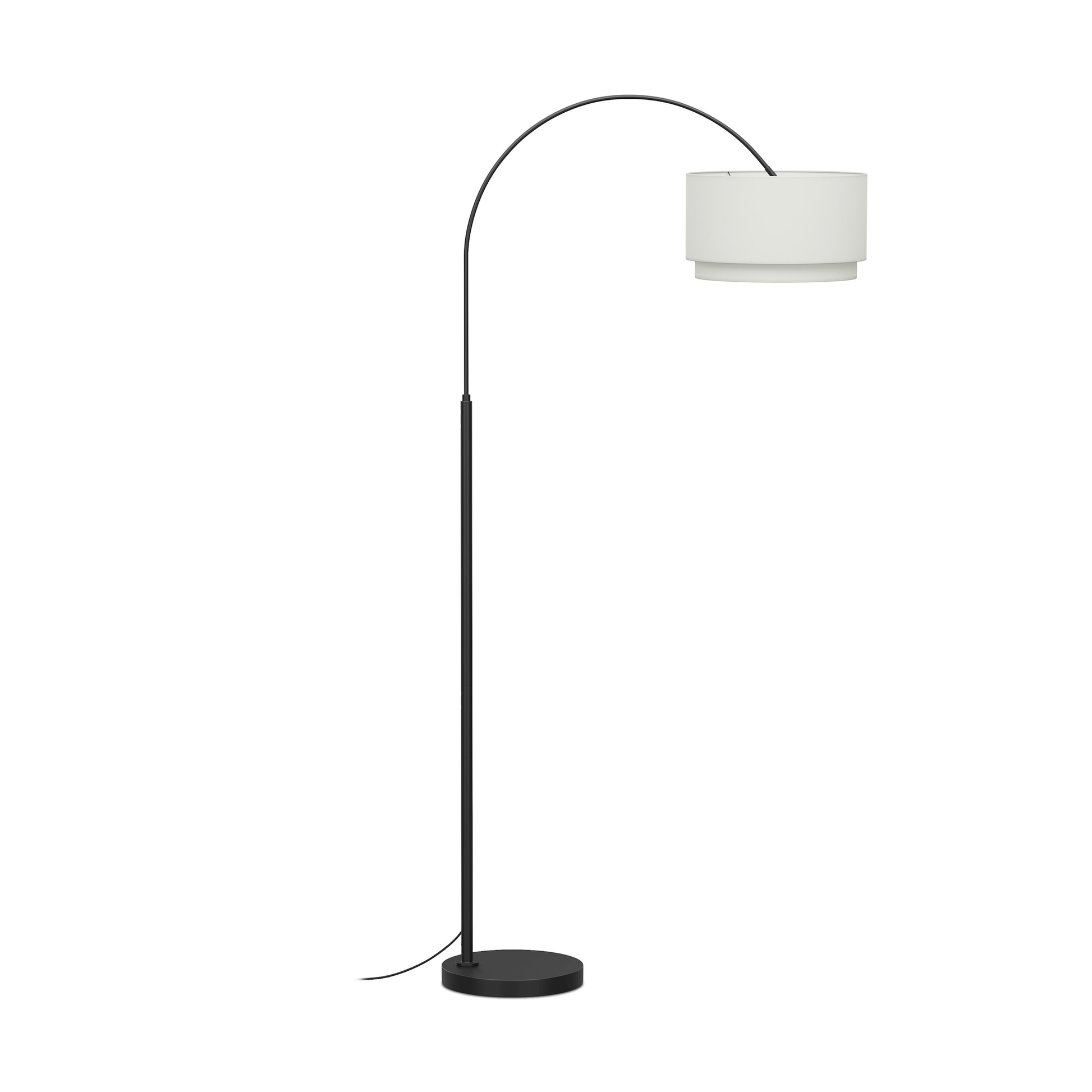 Zebu Small Linen Floor Lamp