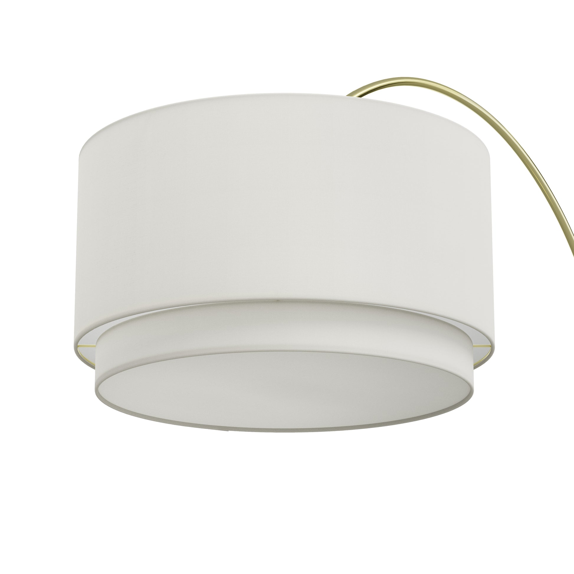 Zebu Small Linen Floor Lamp
