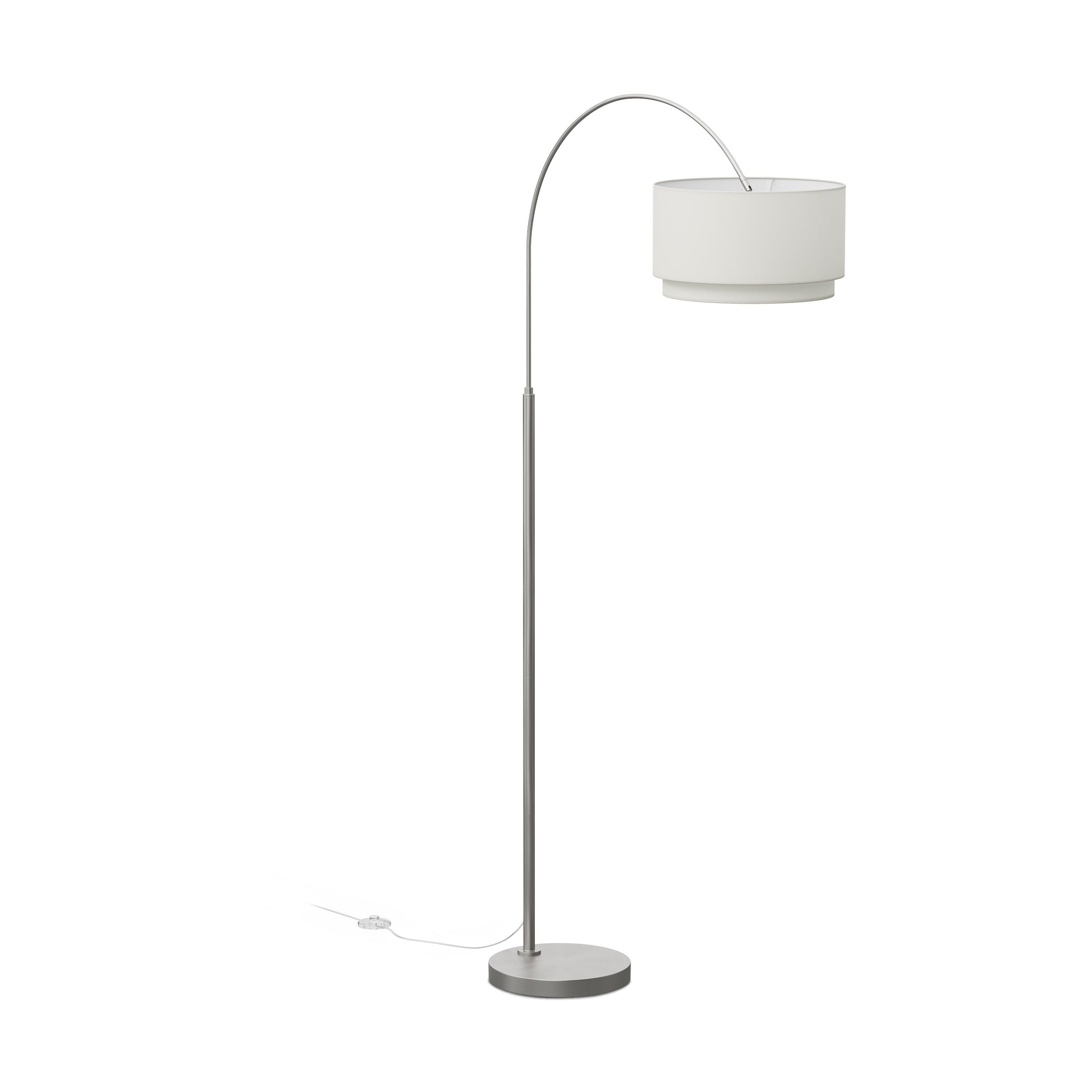 Zebu Small Linen Floor Lamp