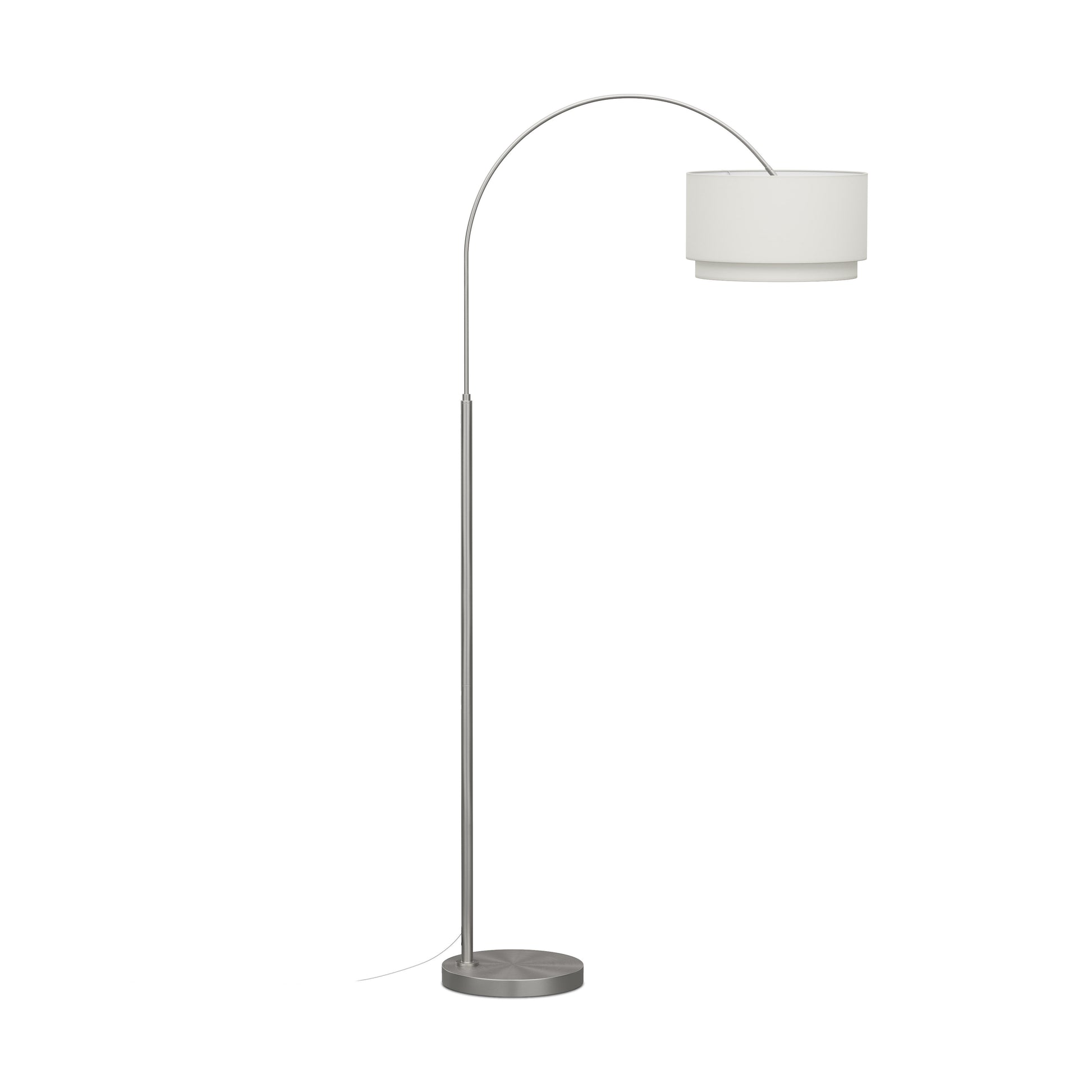 Zebu Small Linen Floor Lamp