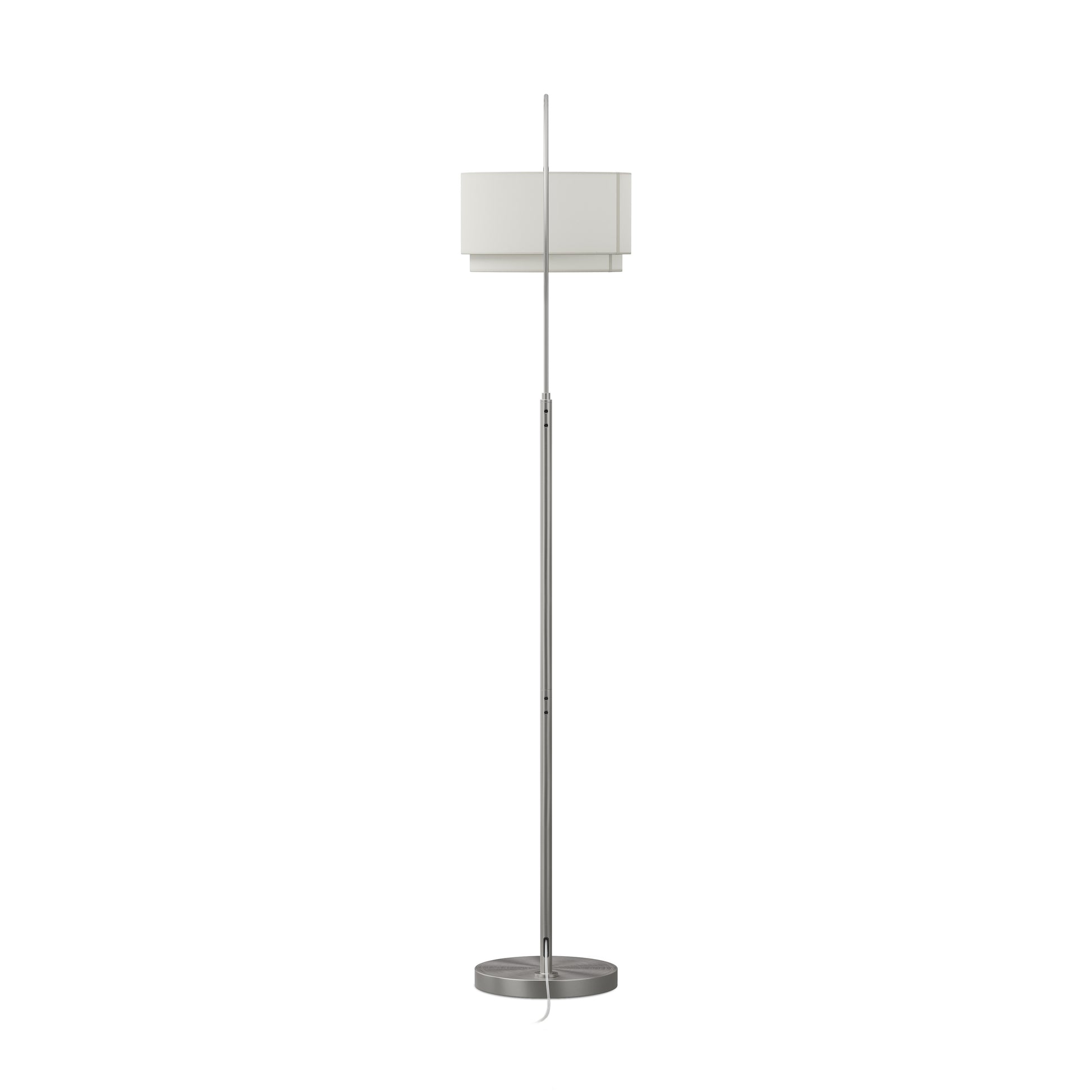 Zebu Small Linen Floor Lamp