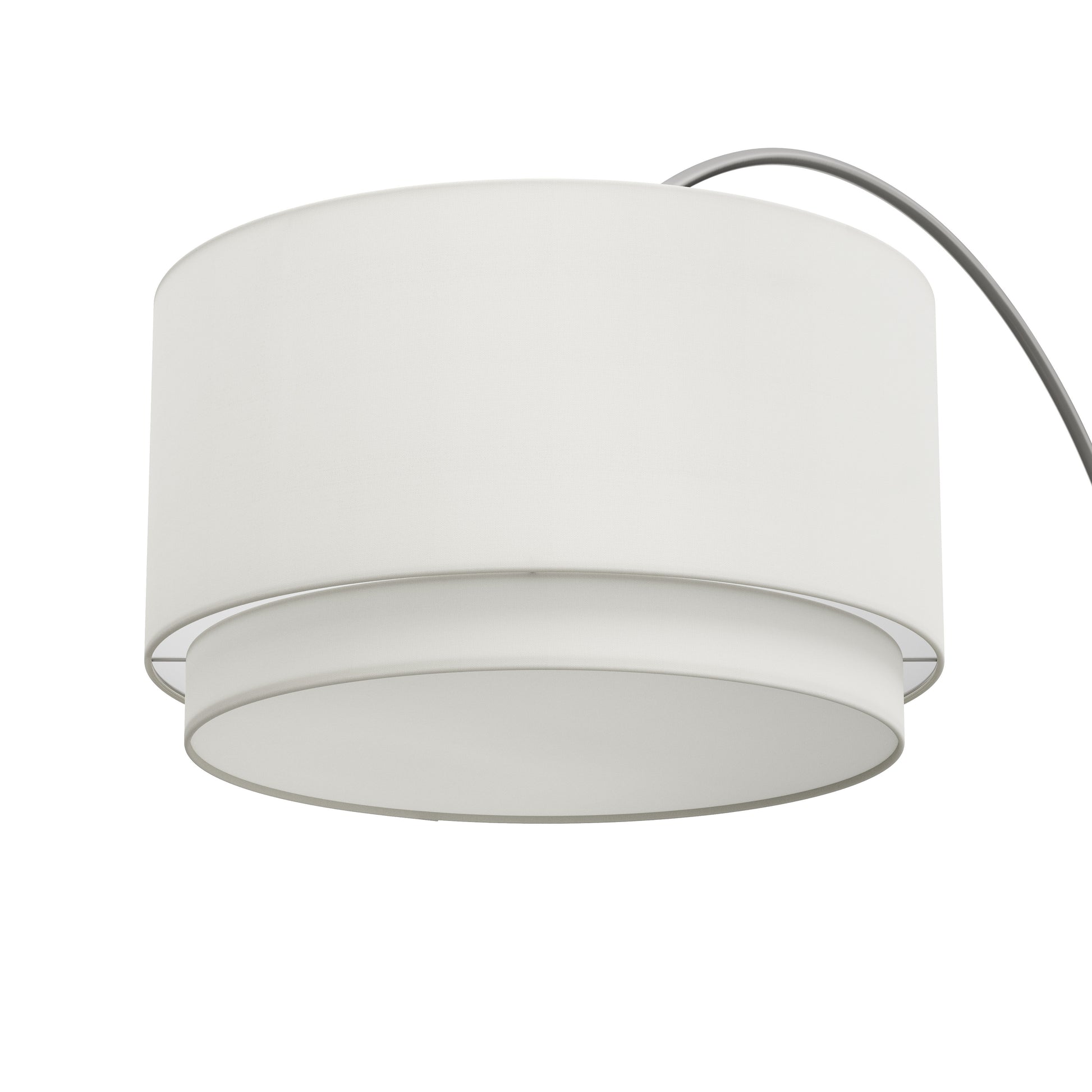 Zebu Small Linen Floor Lamp