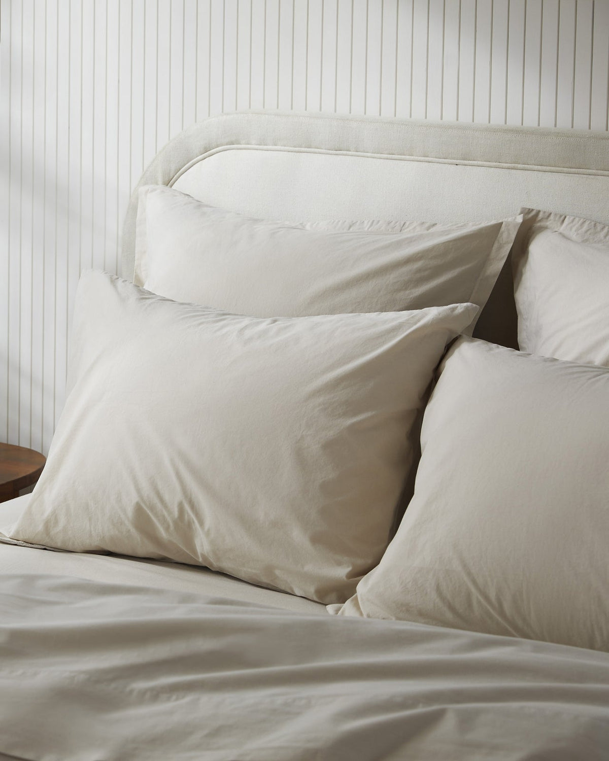 Brushed Cotton Pillowcase Set (Bone)
