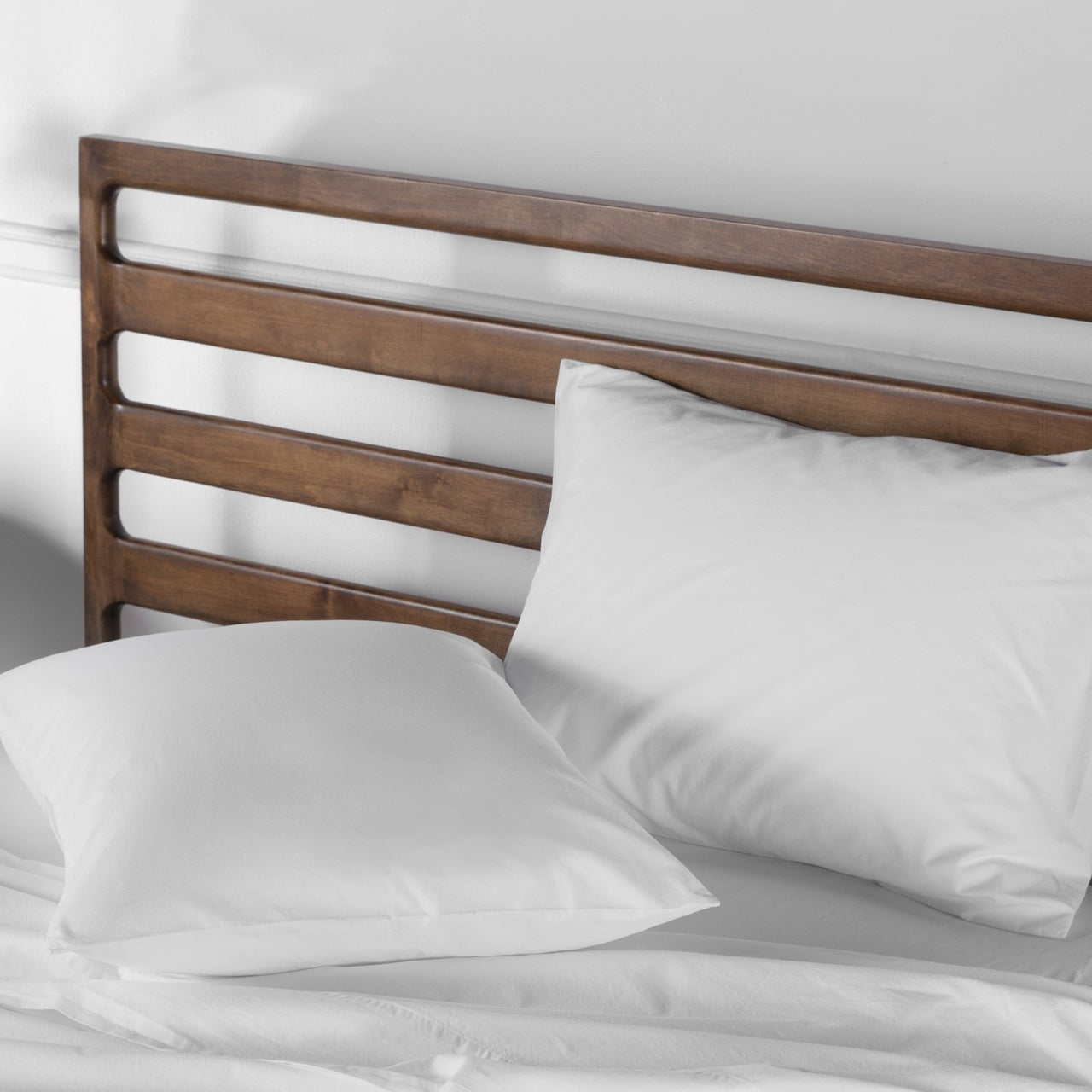 Brushed Cotton Pillowcase Set (White)