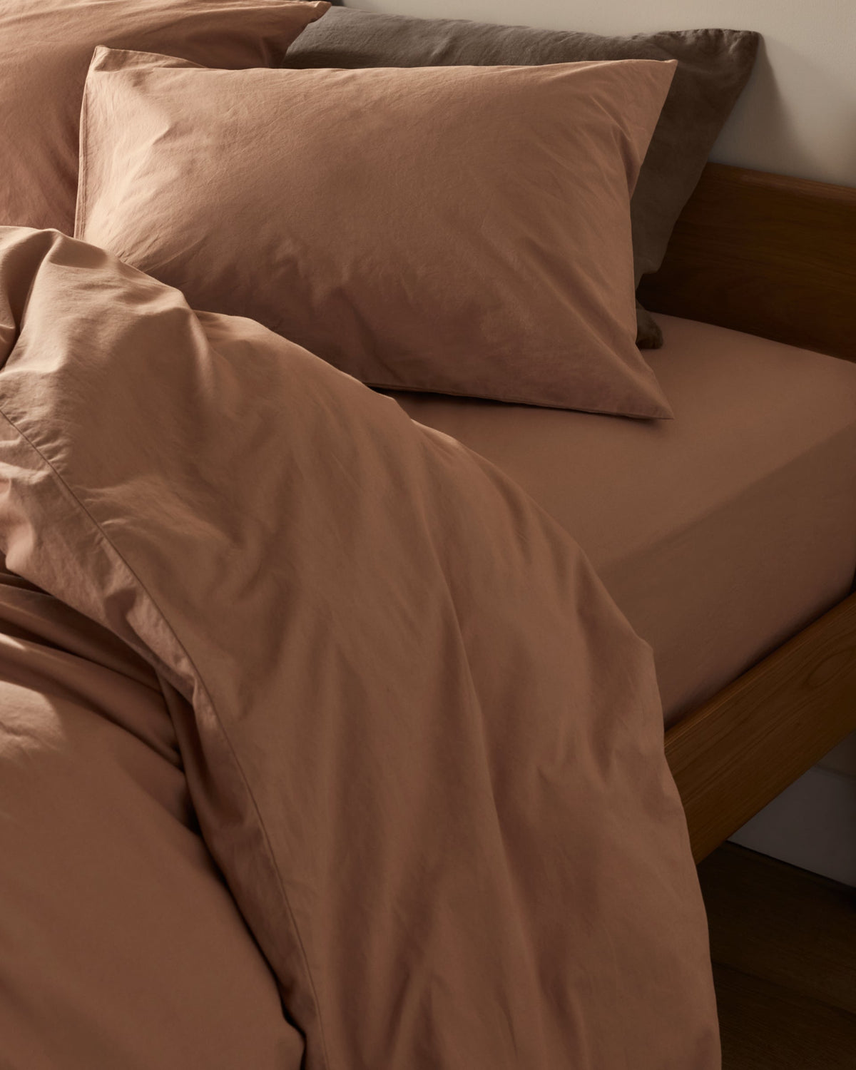 Brushed Cotton Fitted Sheet (Adobe)