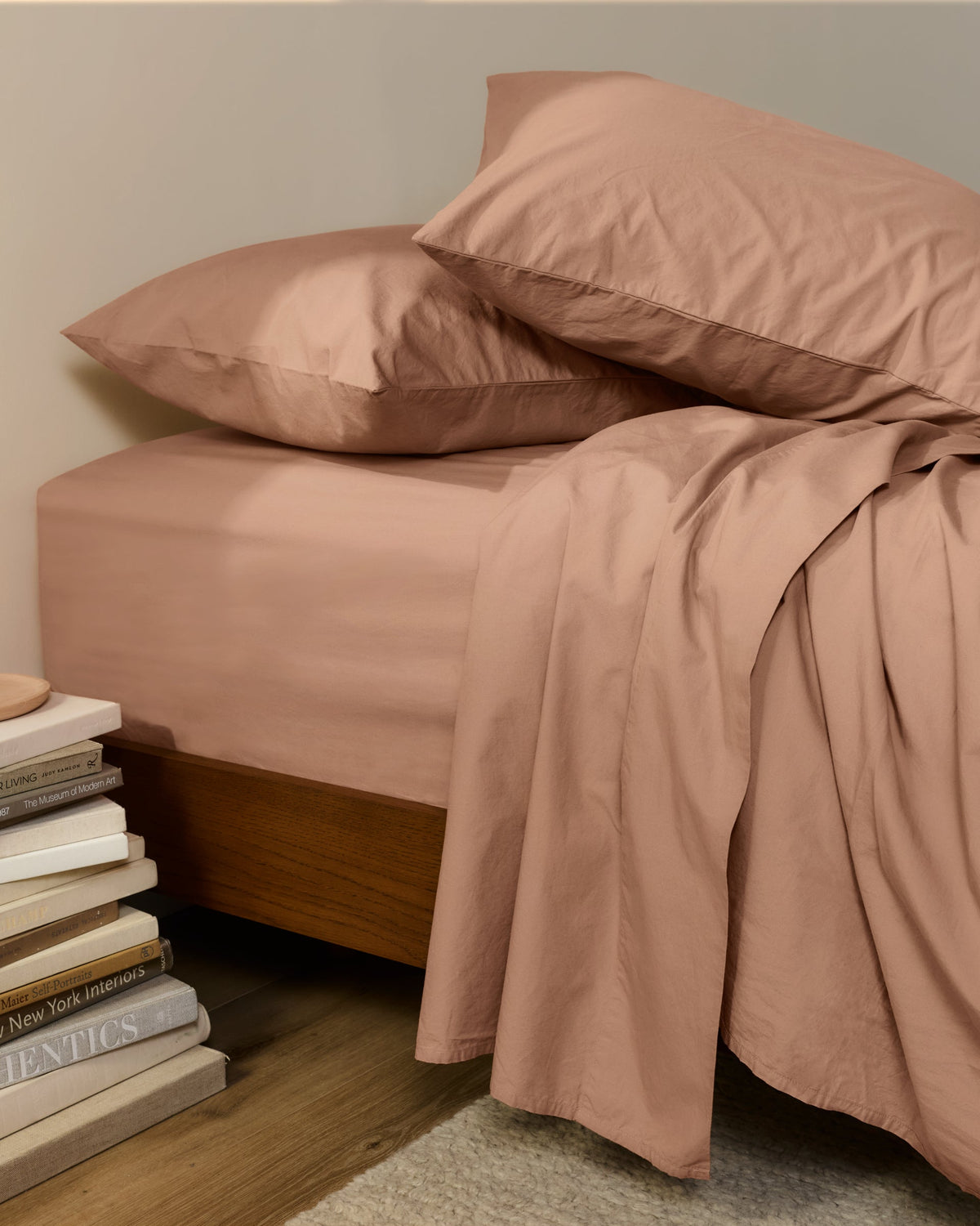 Brushed Cotton Pillowcase Set (Adobe)