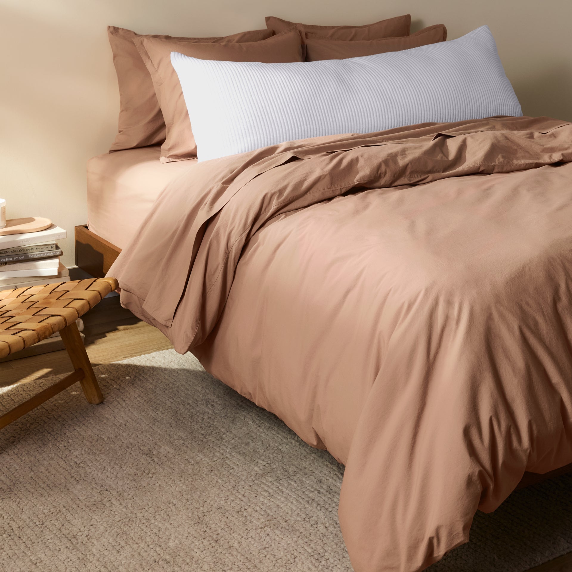 Brushed Cotton Duvet Cover (Adobe)