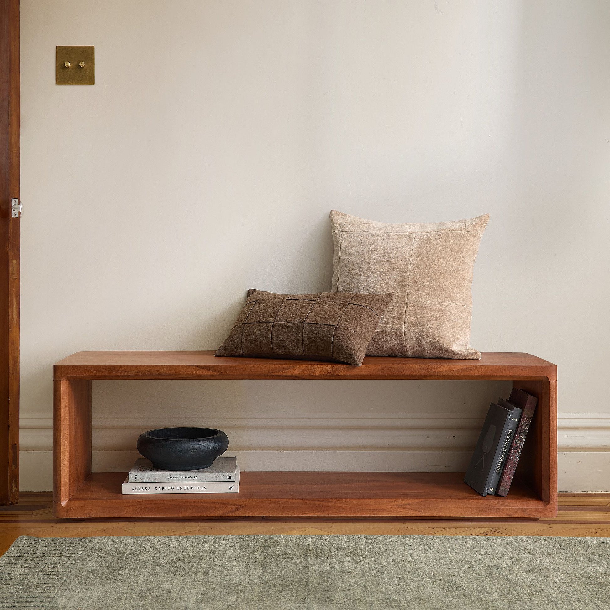 Calla Solid Wood Entryway Bench (56")