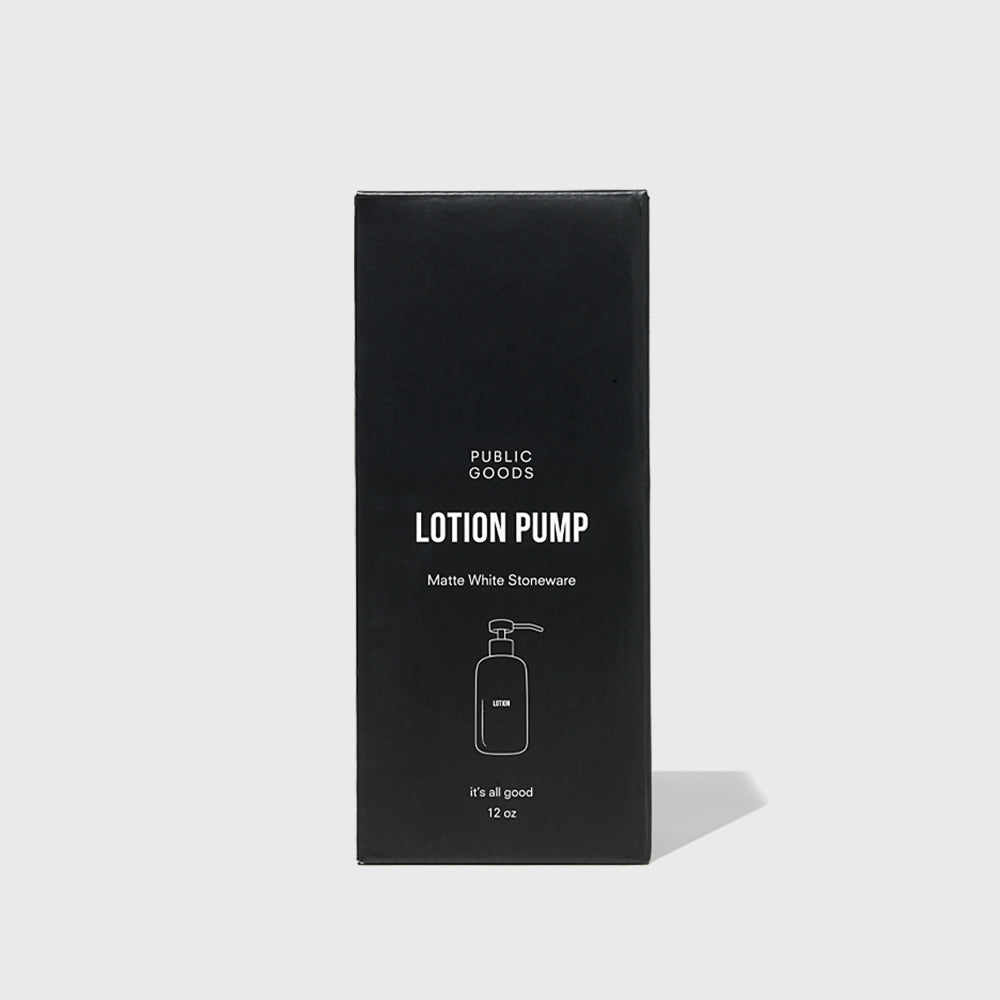 Stoneware Lotion Dispenser