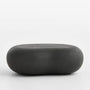 Pebble Charcoal Concrete 59" Oval Indoor/Outdoor Coffee Table by Leanne Ford