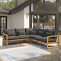 Laholm 94" Outdoor Corner Sectional Set