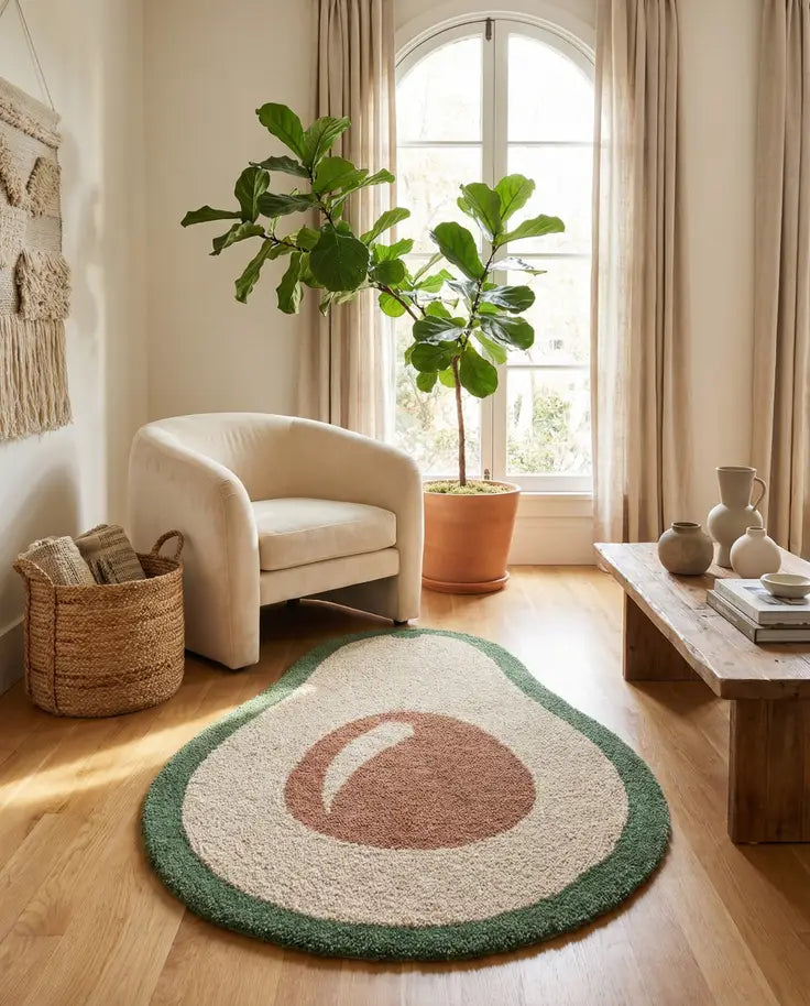Handtufted Wool Freeform Rug