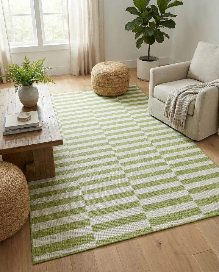 Washable Ribbon Indoor / Outdoor Rug