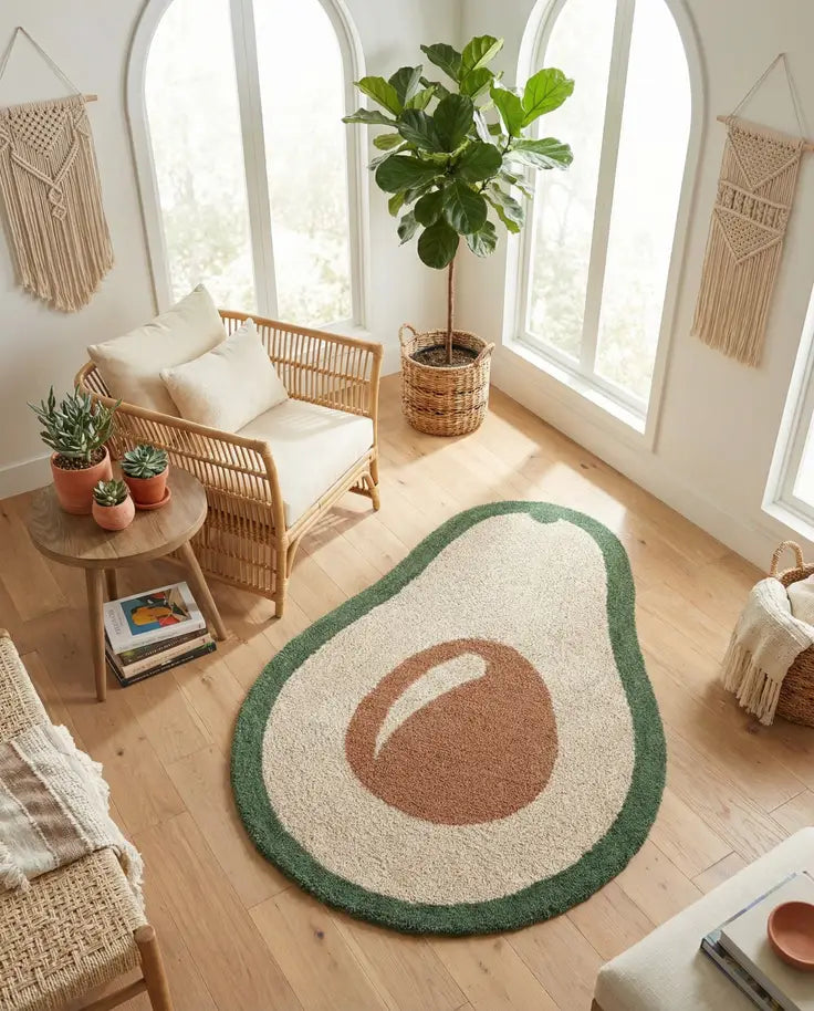 Handtufted Wool Freeform Rug
