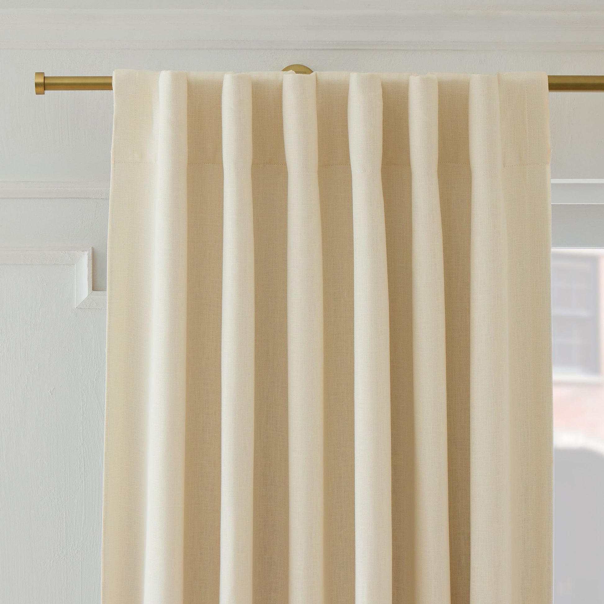 European Flax Linen Blackout Curtain