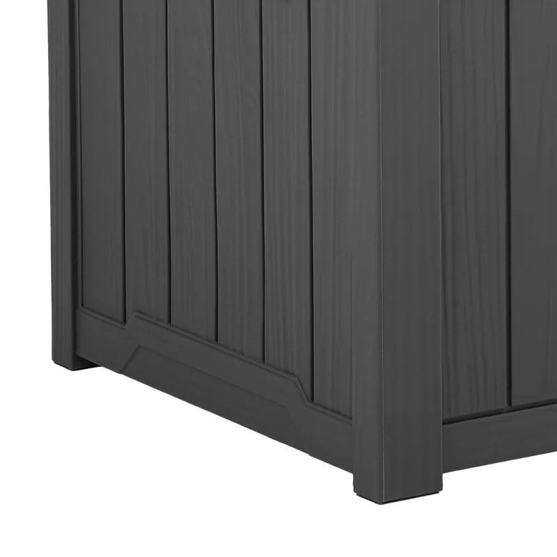 Edrosie Inc 121 Gallons Water Resistant Resin Lockable Deck Box