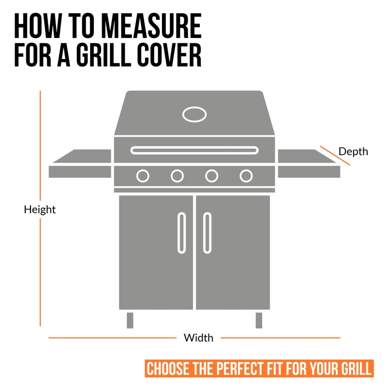 Weatherproof Heavy Duty BBQ Grill Cover