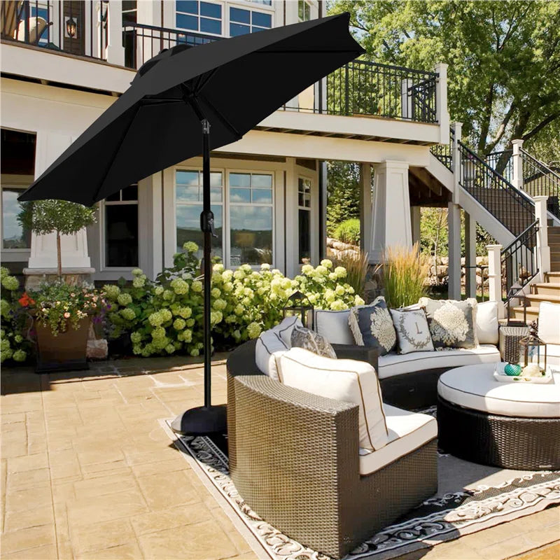 Allport 7.5' Market Patio Umbrella with Tilt and Crank