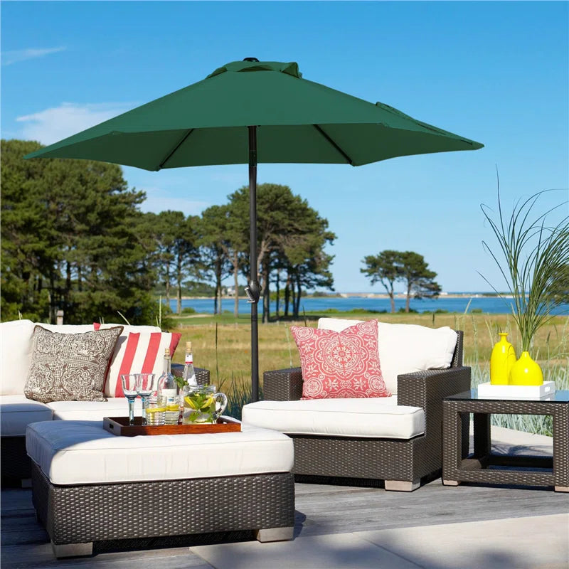 Allport 7.5' Market Patio Umbrella with Tilt and Crank