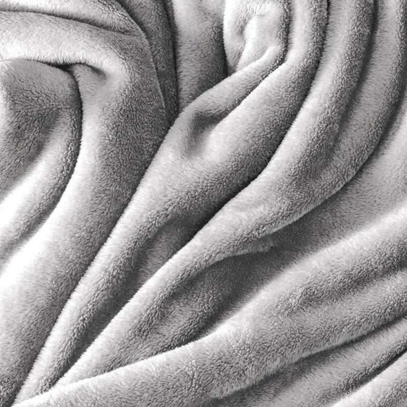 Bare Home Microplush Fleece Blanket - Fuzzy, Warm, Bed/Throw Blanket