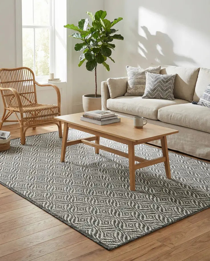 Washable Lattice Indoor / Outdoor Rug