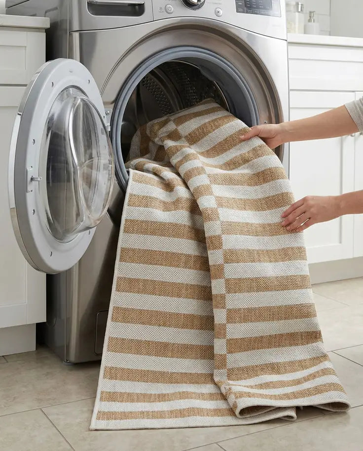 Washable Ribbon Indoor / Outdoor Rug