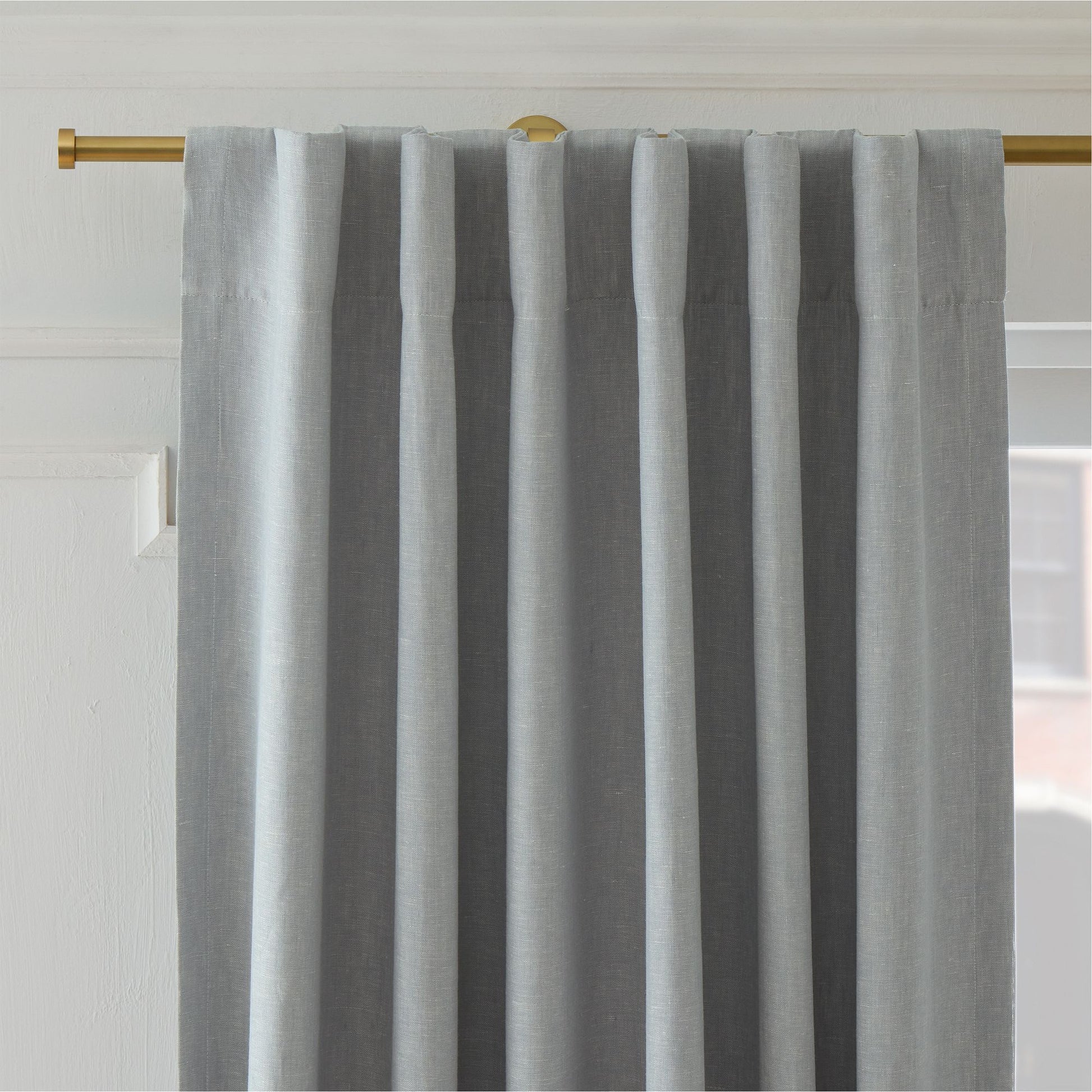 European Flax Linen Blackout Curtain