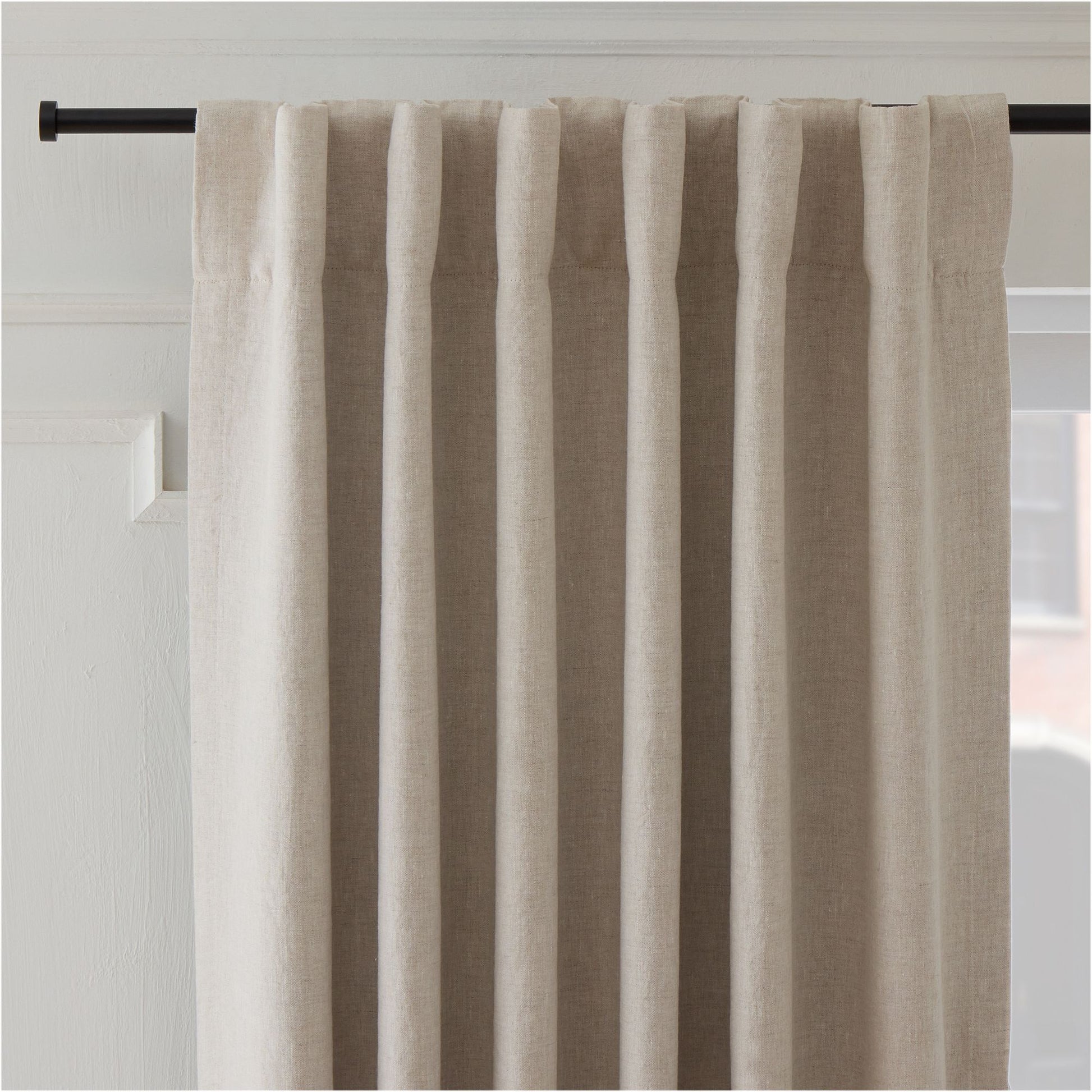European Flax Linen Blackout Curtain