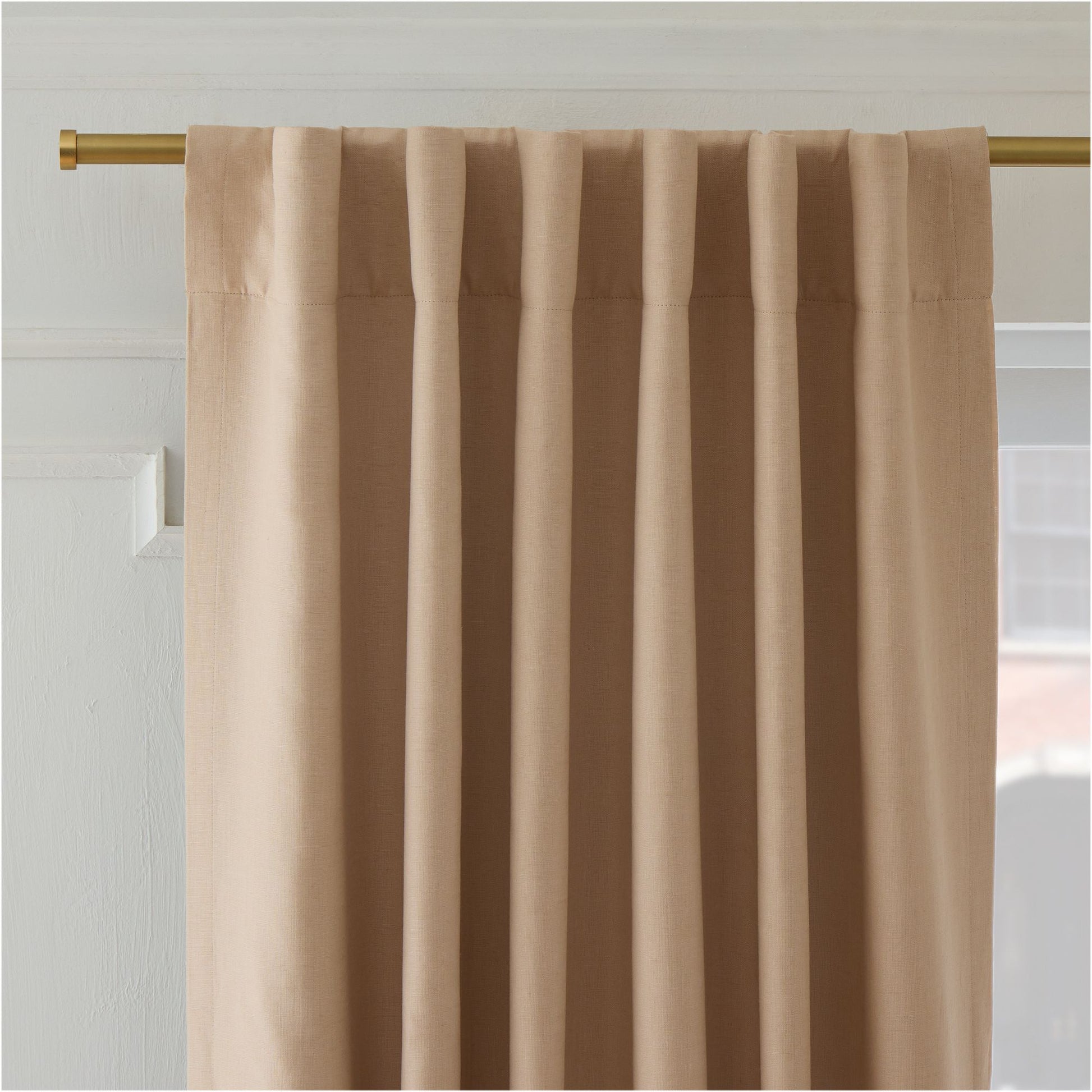 European Flax Linen Blackout Curtain