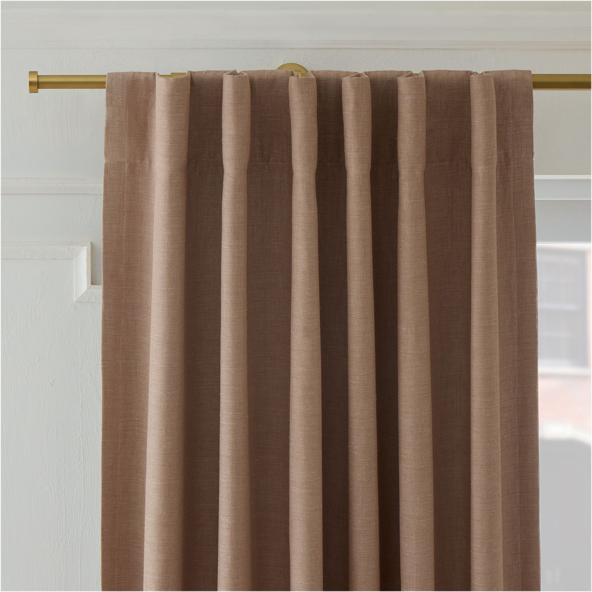 European Flax Linen Blackout Curtain