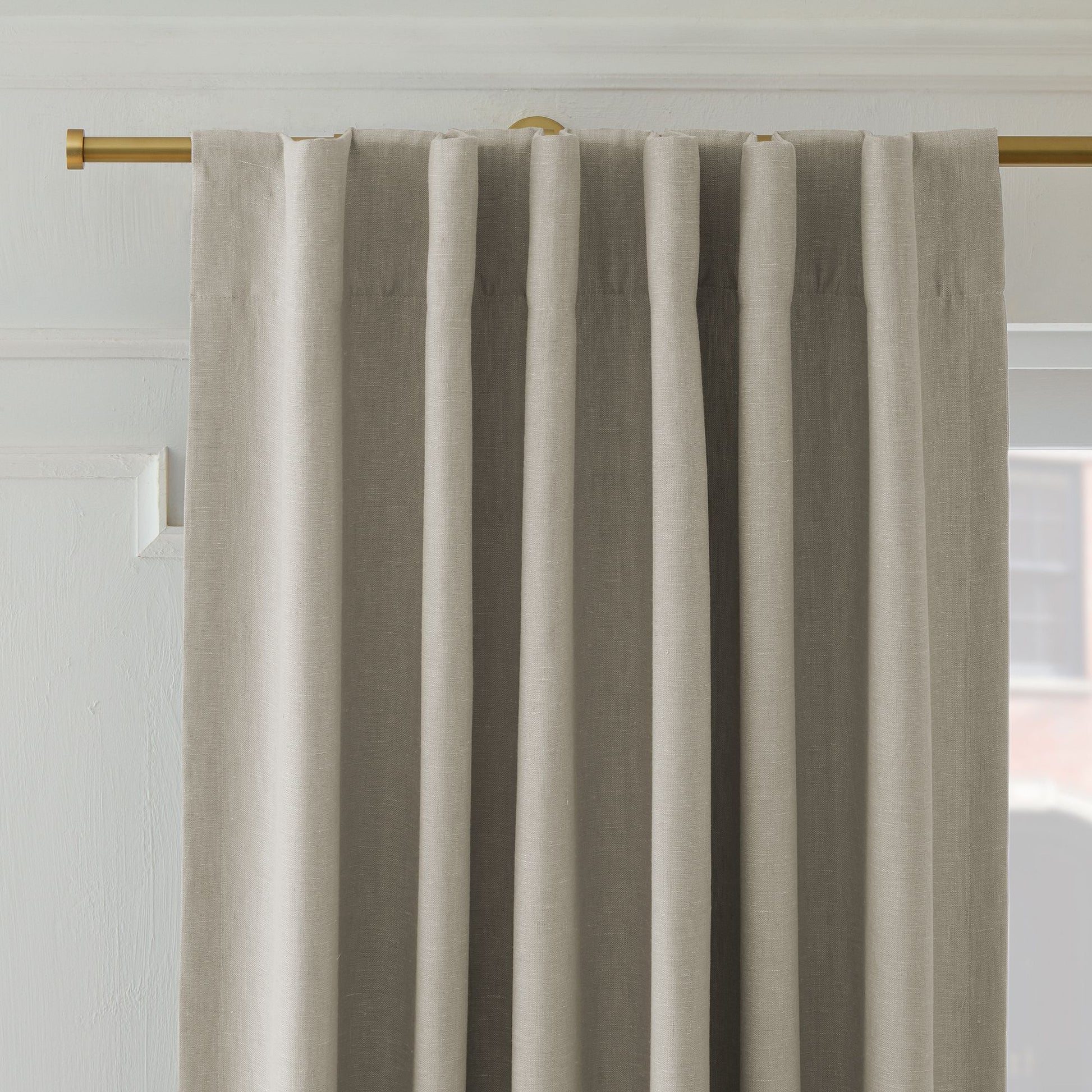 European Flax Linen Blackout Curtain