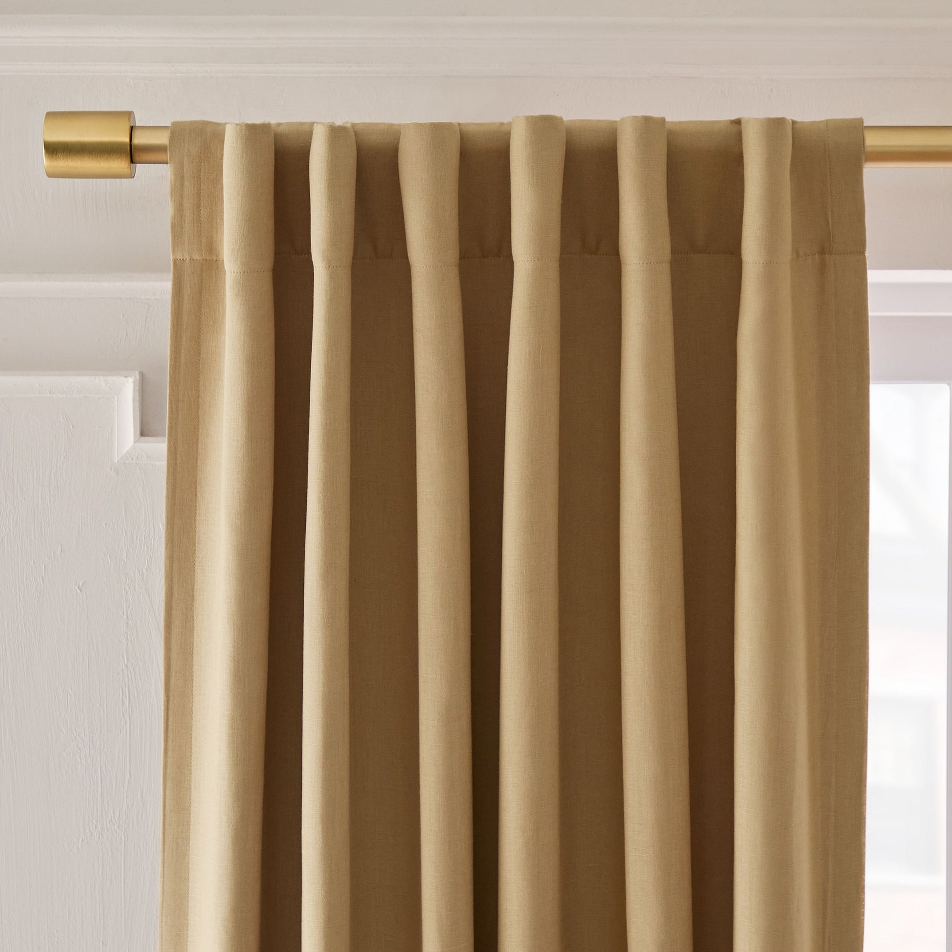 European Flax Linen Blackout Curtain