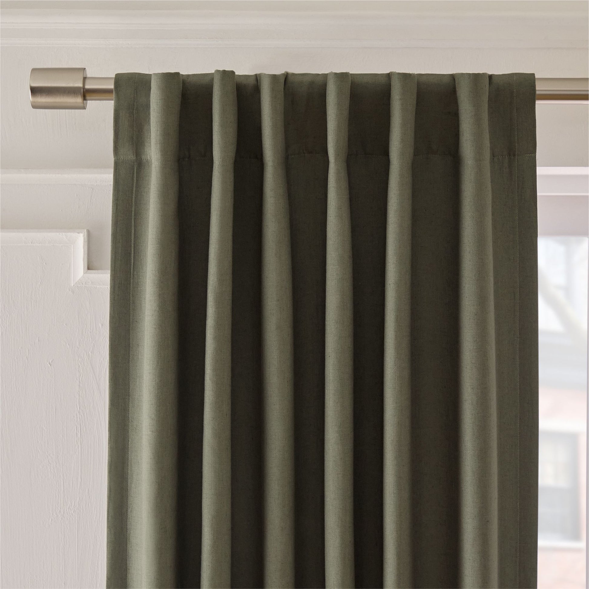 European Flax Linen Blackout Curtain