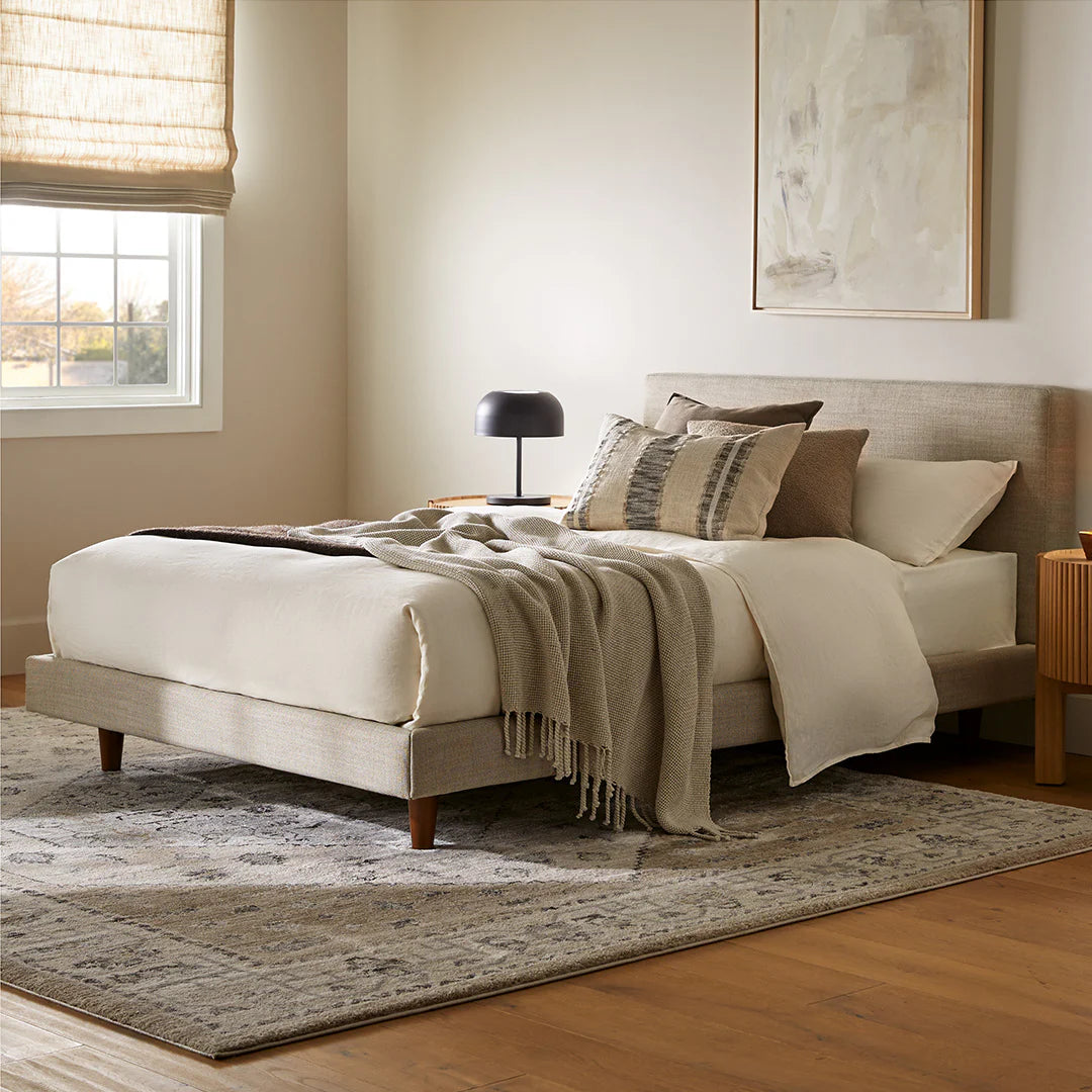 Tessu Low Profile Upholstered Bed