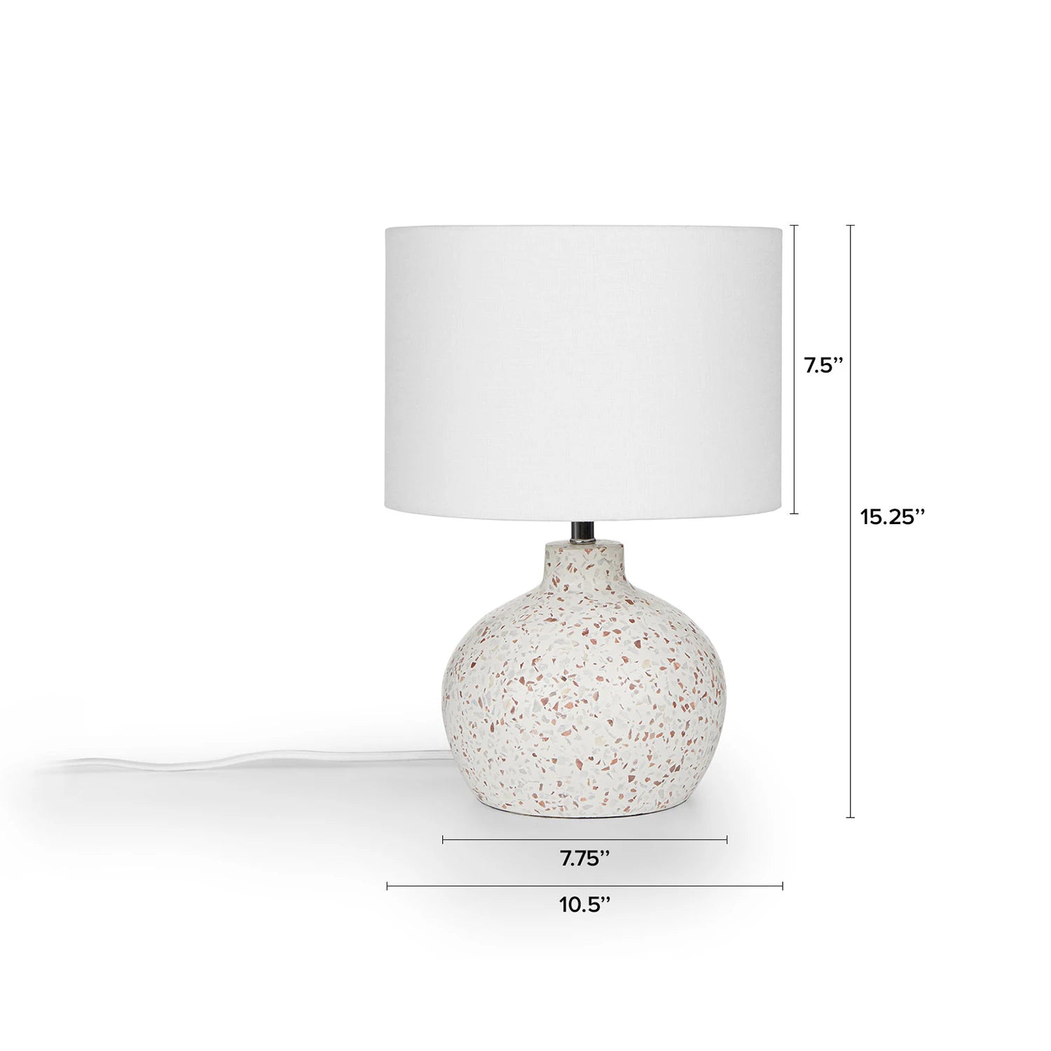Ando Table Lamp - Waxen White