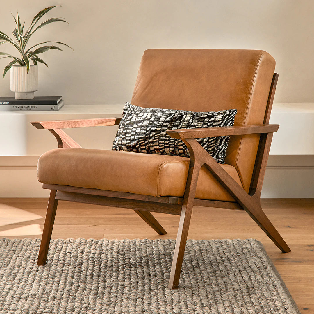 Otio 26" Leather Lounge Chair