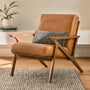 Otio 26" Leather Lounge Chair