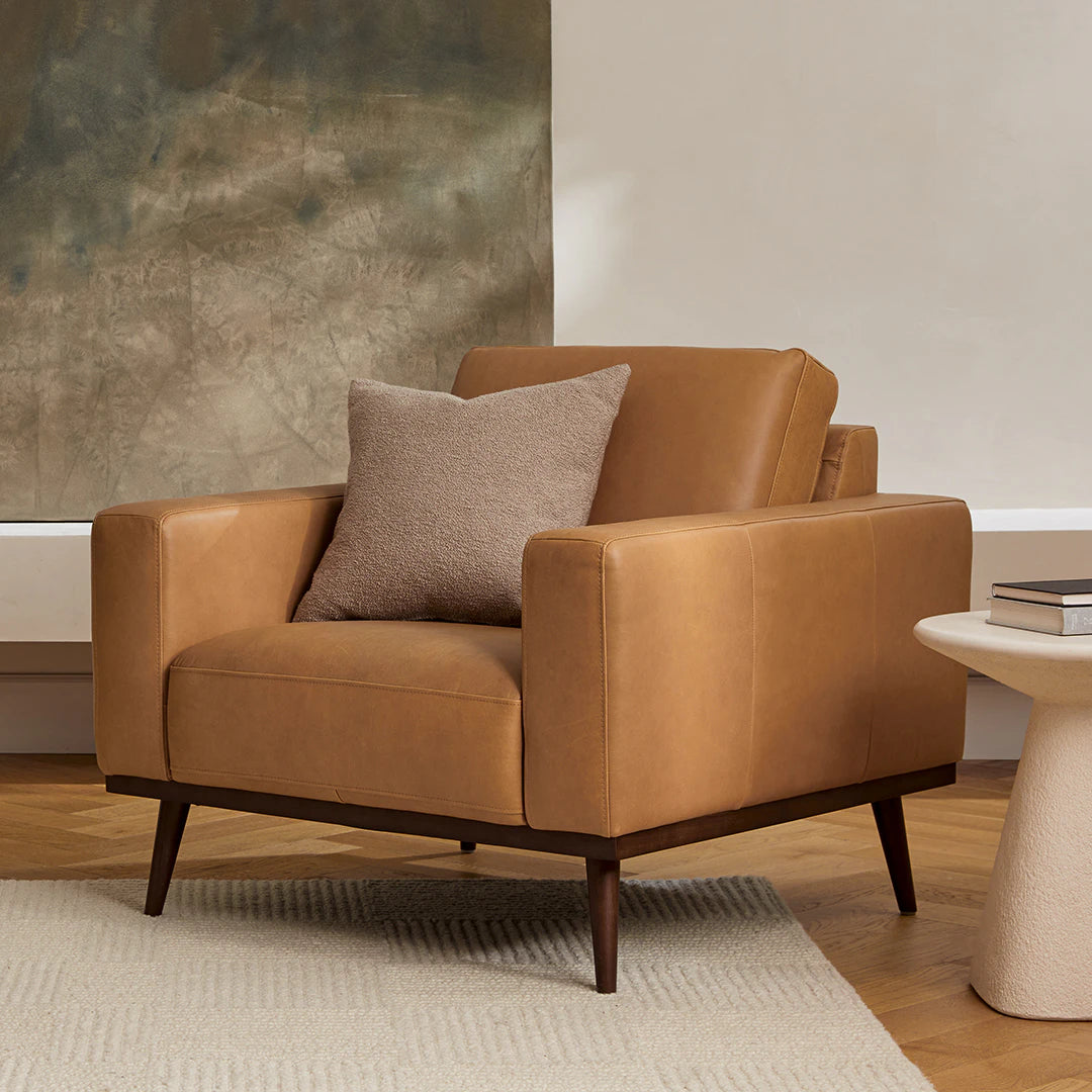 Rhett 38.5" Leather Lounge Chair