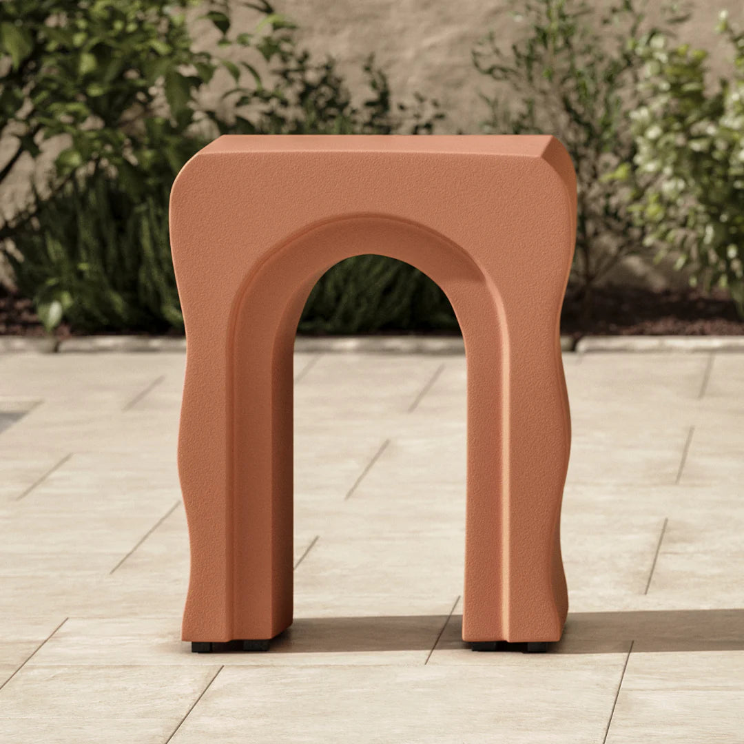 Bixby Outdoor Concrete Side Table