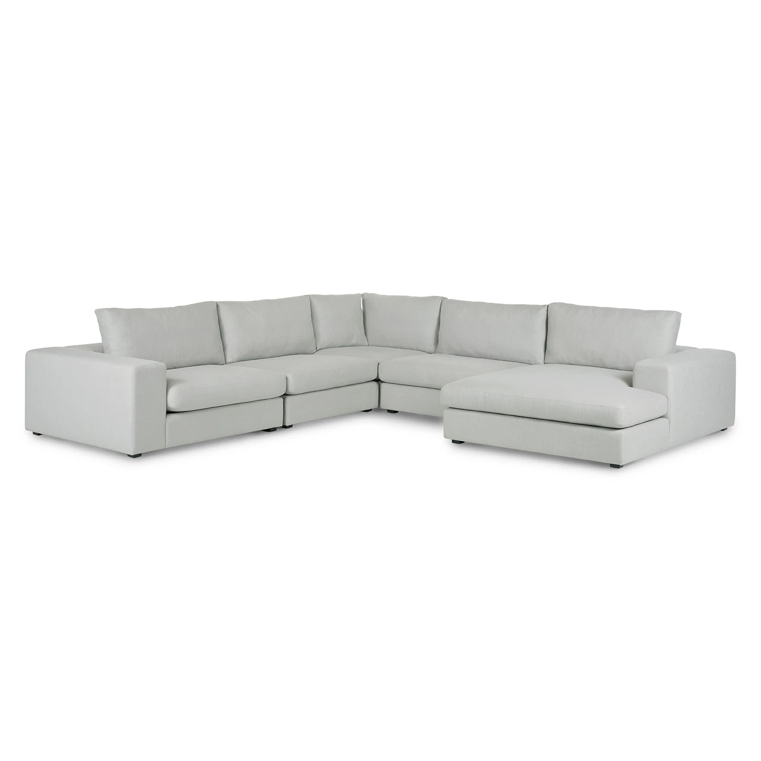 Beta 133.5" Right Modular Conversational Sectional