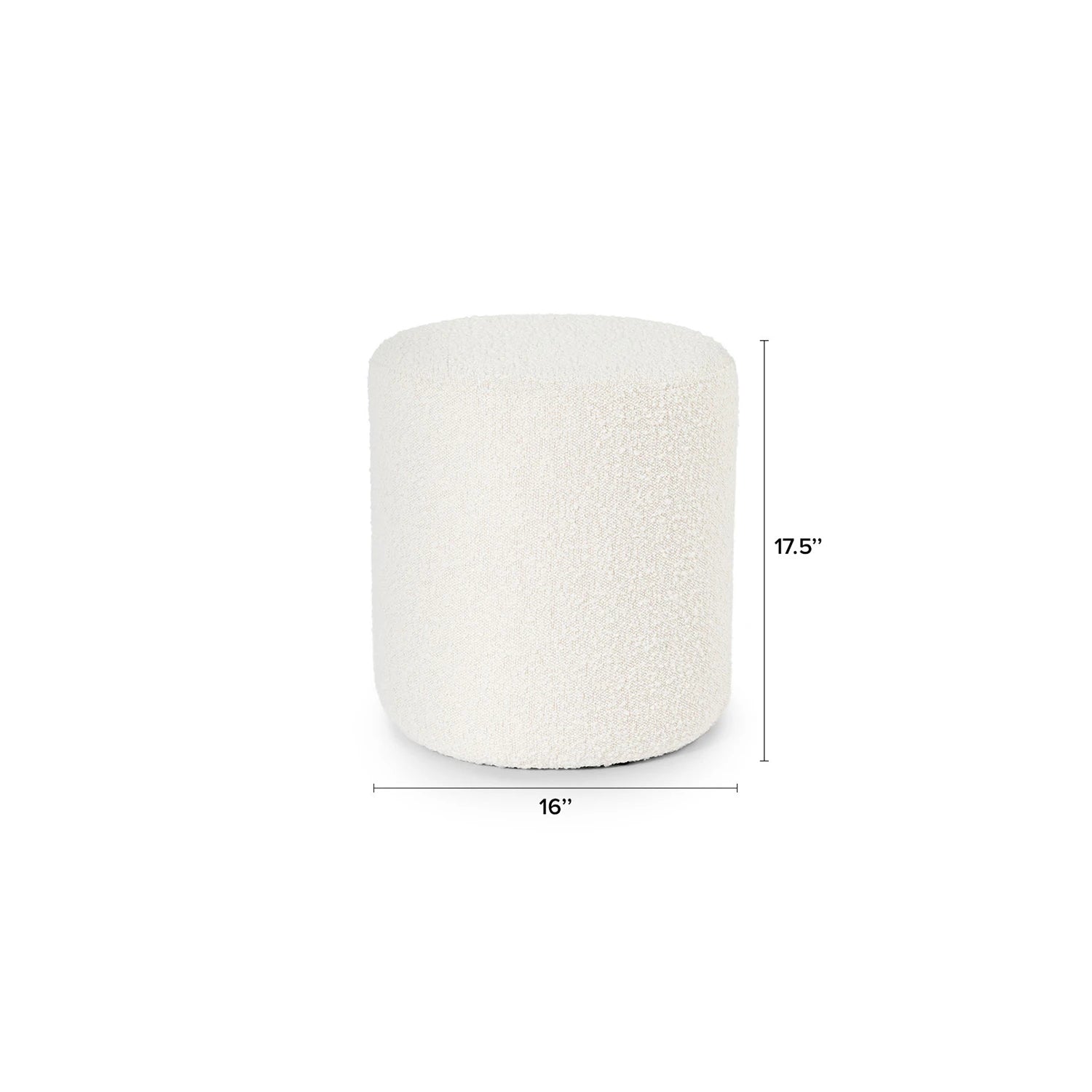 Cilo 16" Fabric Ottoman