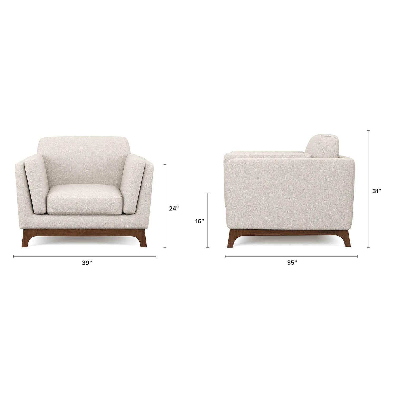 Ceni 39" Lounge Chair
