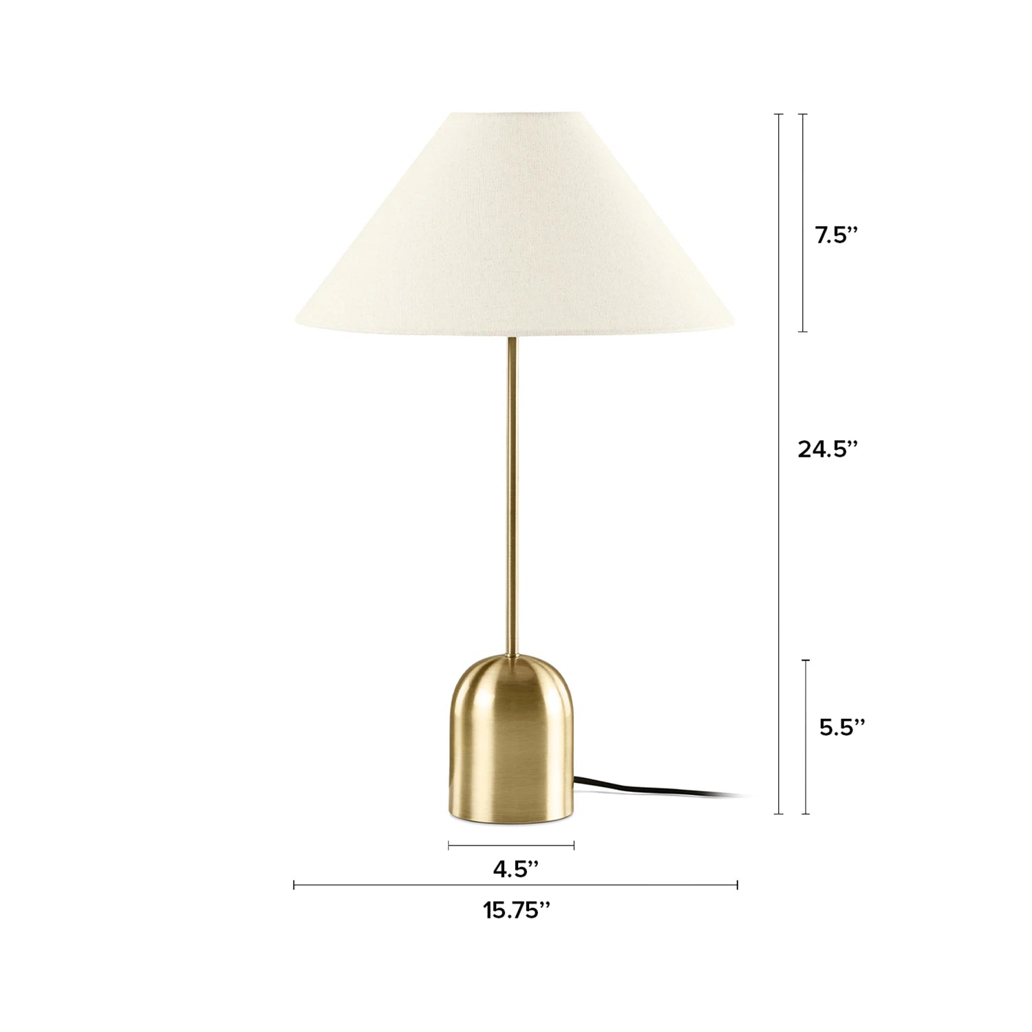 Markham Table Lamp - Brass