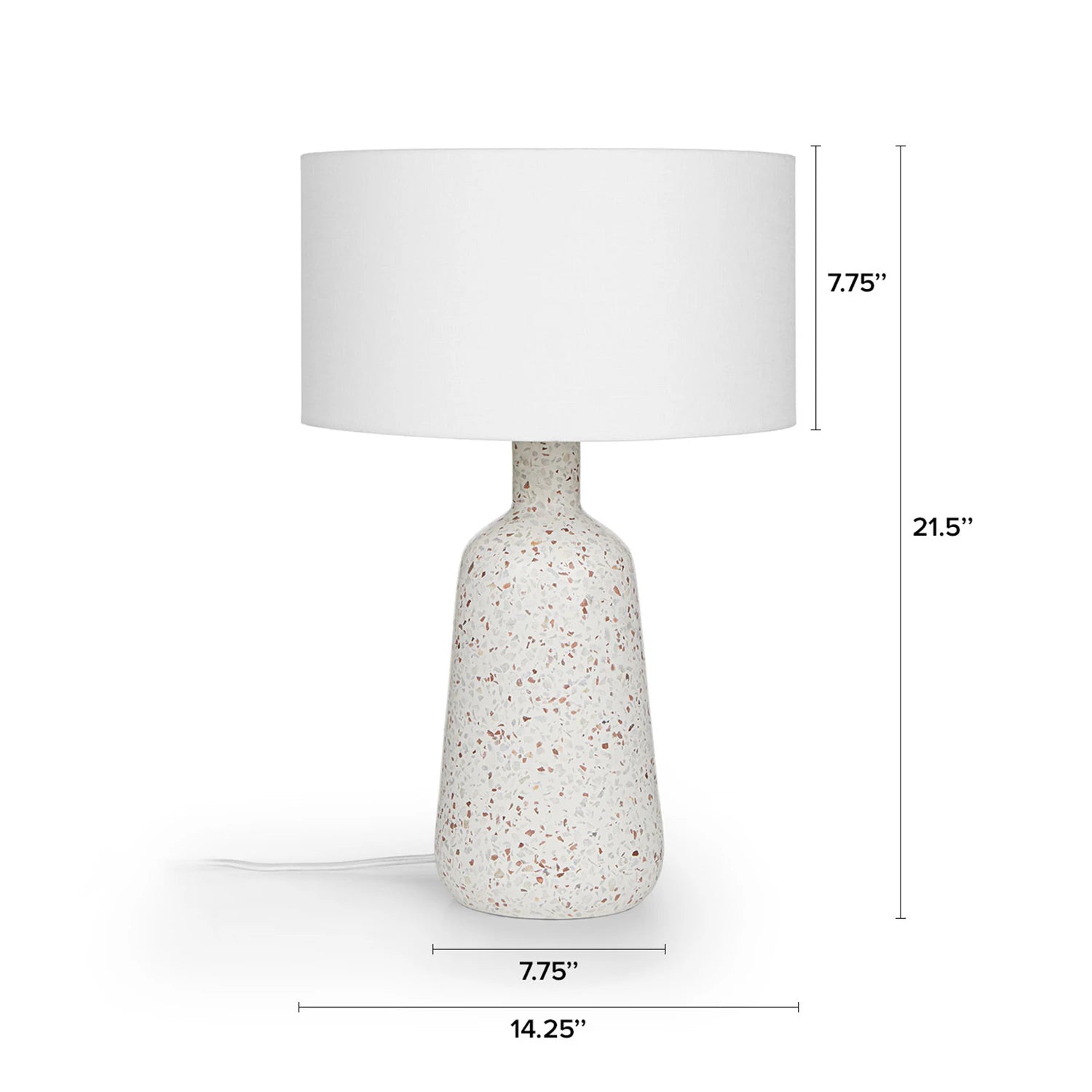 Ando Table Lamp - Waxen White