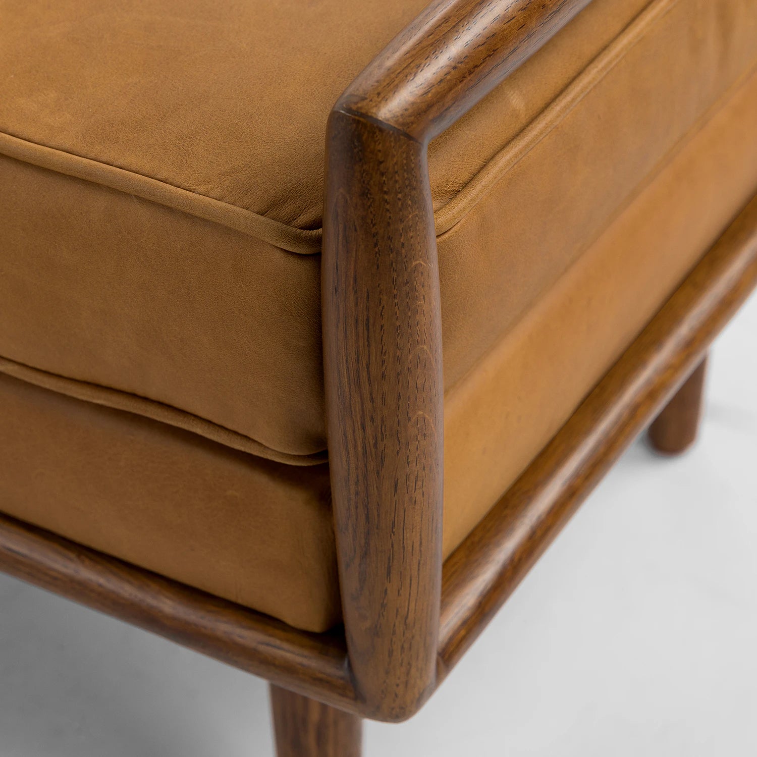 Ansa 54" Leather Bench